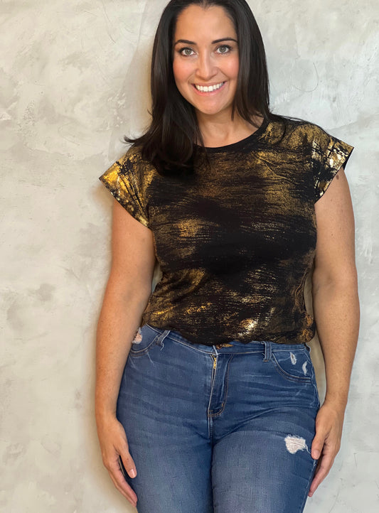 SALE - 🏷️ TOP BLACK & GOLD