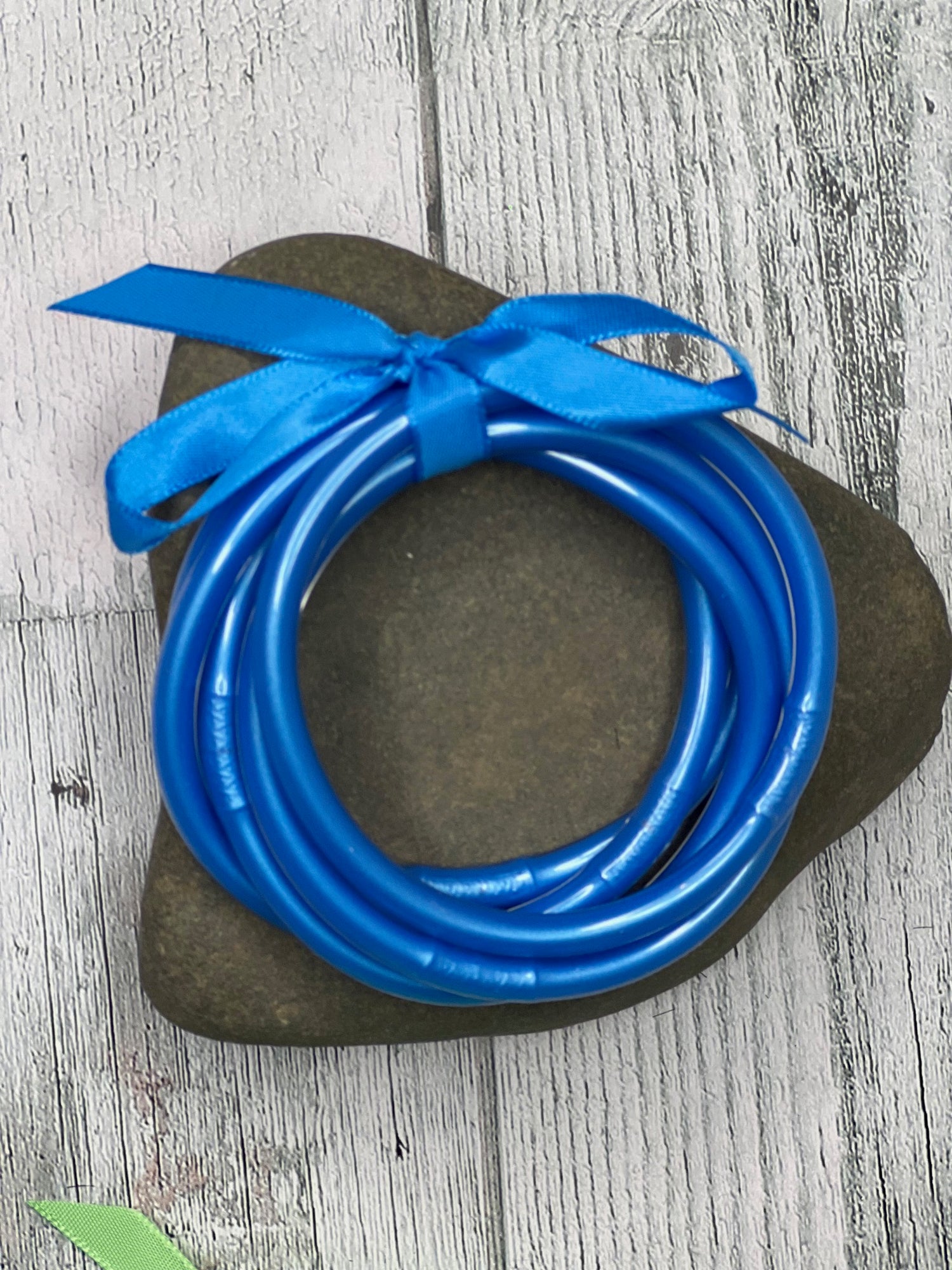 blue jelly bangles